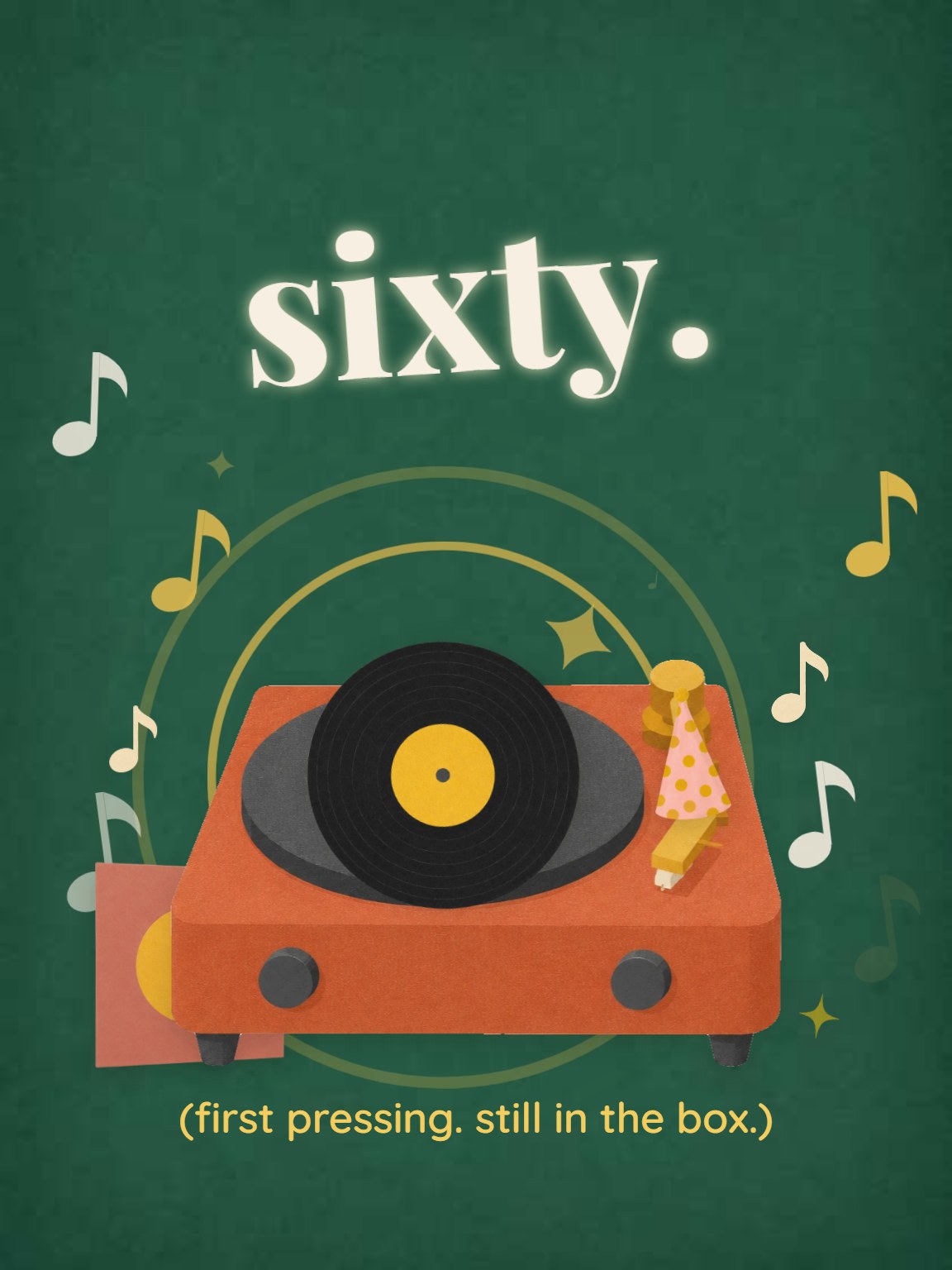 Limited Edition 60th Birthday Card
