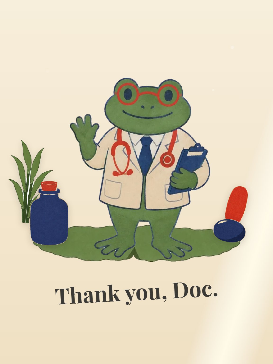 Thank You, Doc Card