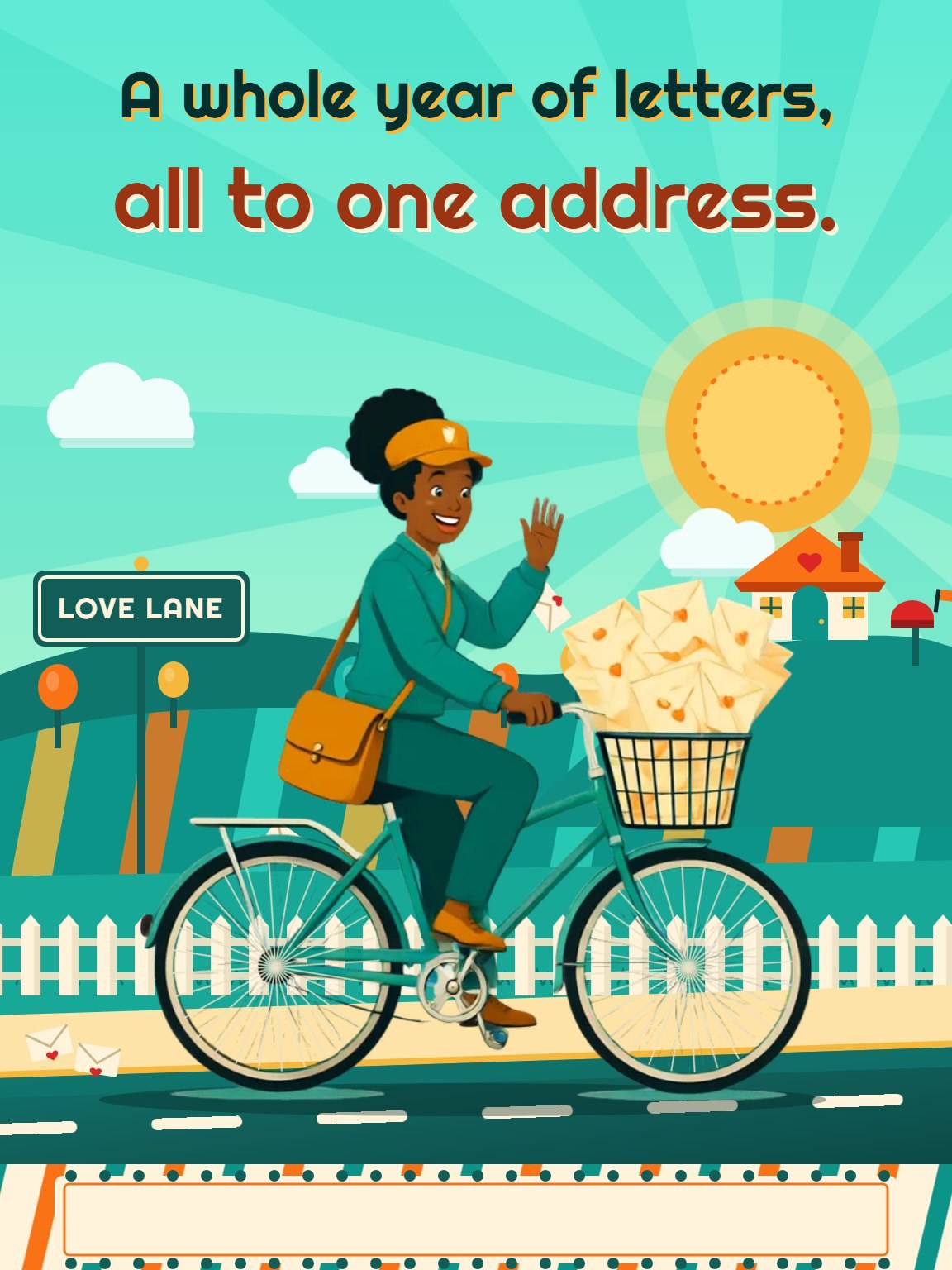 Same Address Every Time Love Card