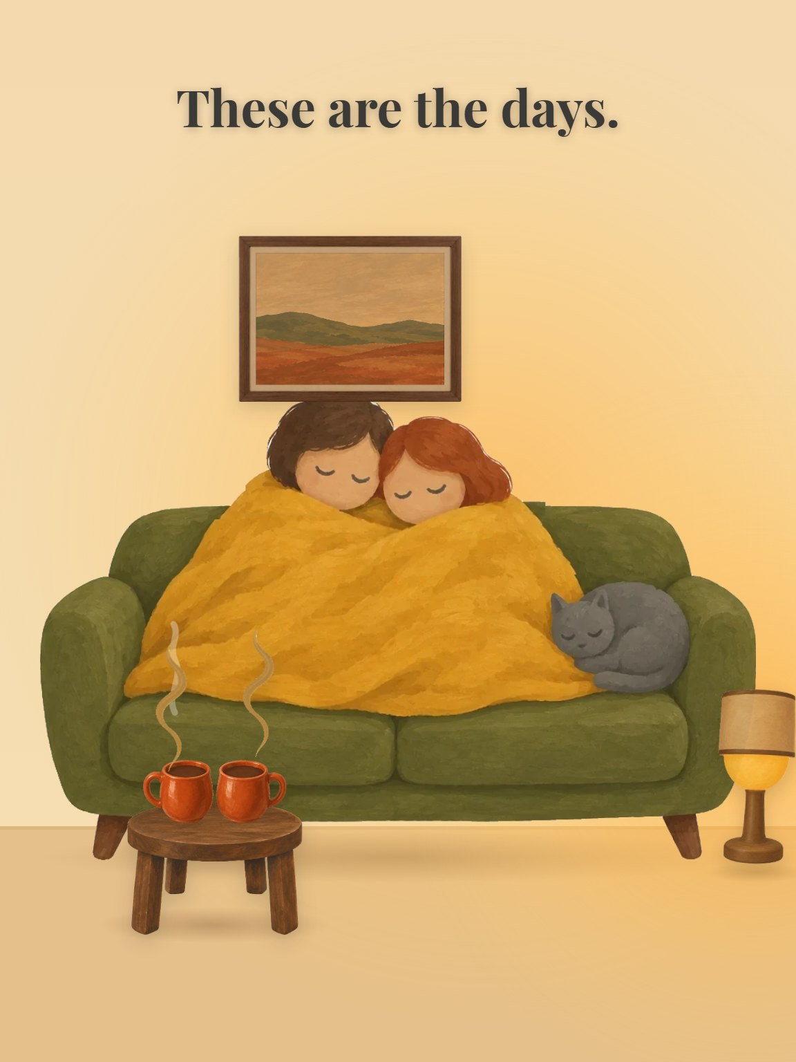 These Are the Days Anniversary Card