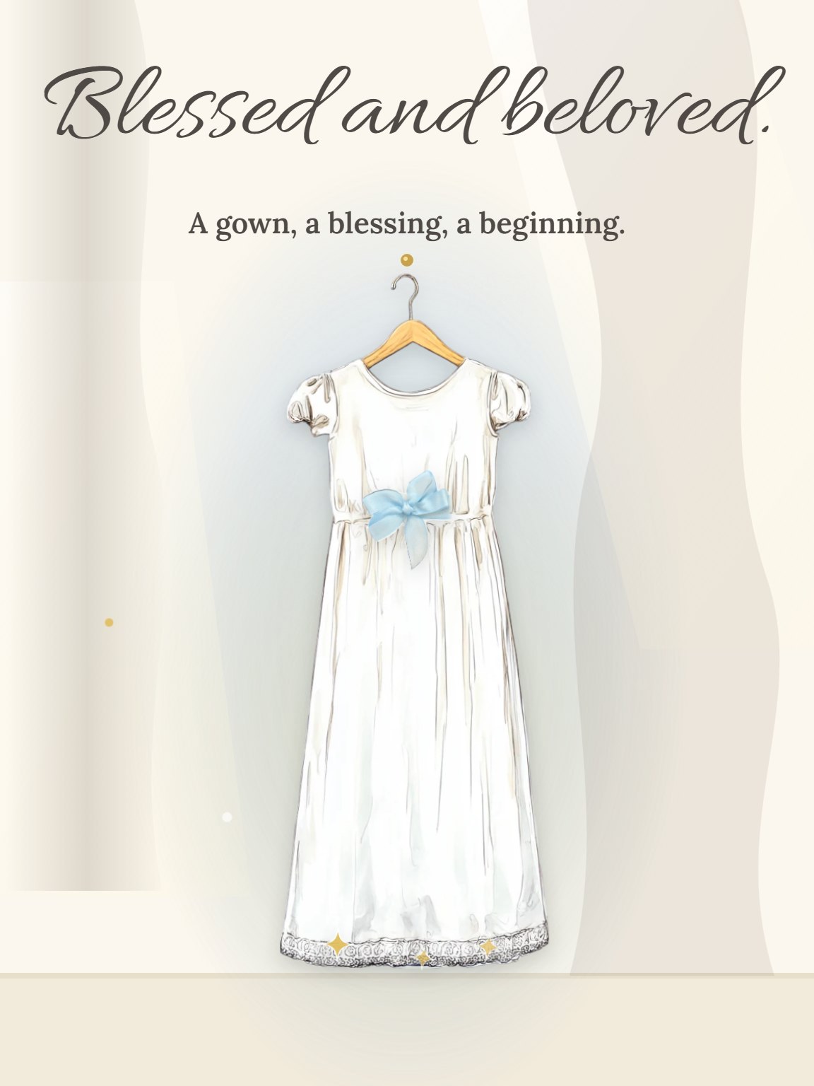 The Christening Gown Card