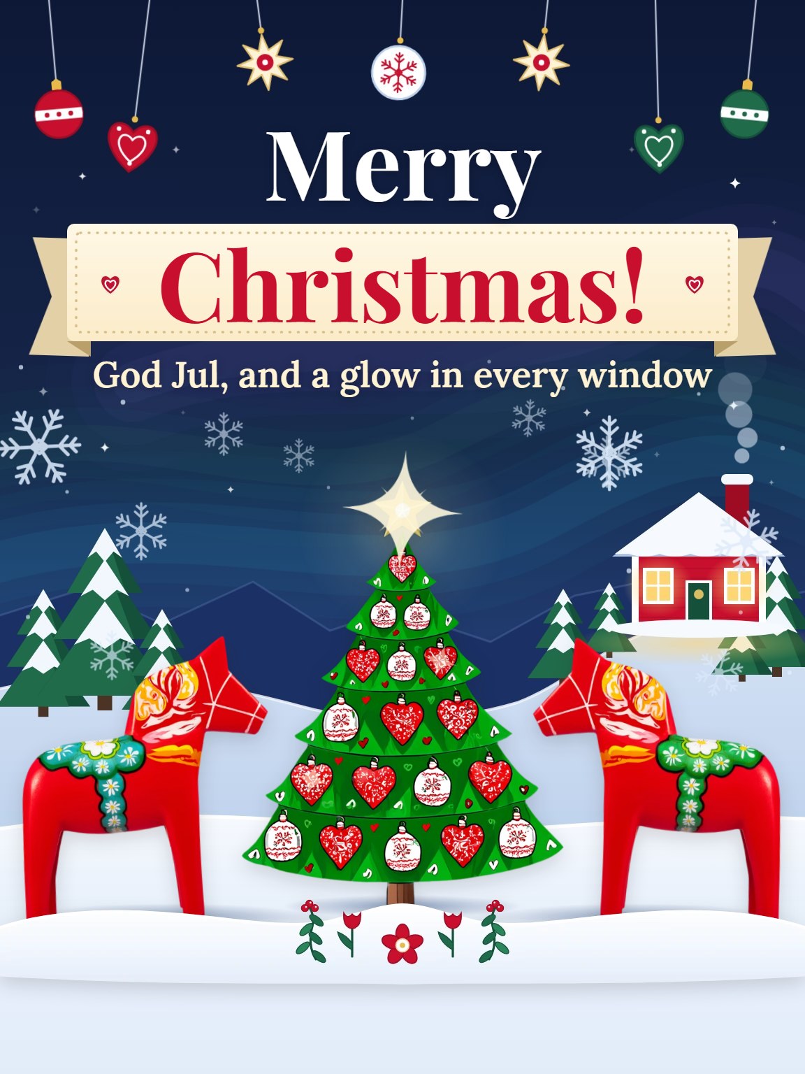 Nordic Noel Christmas Card