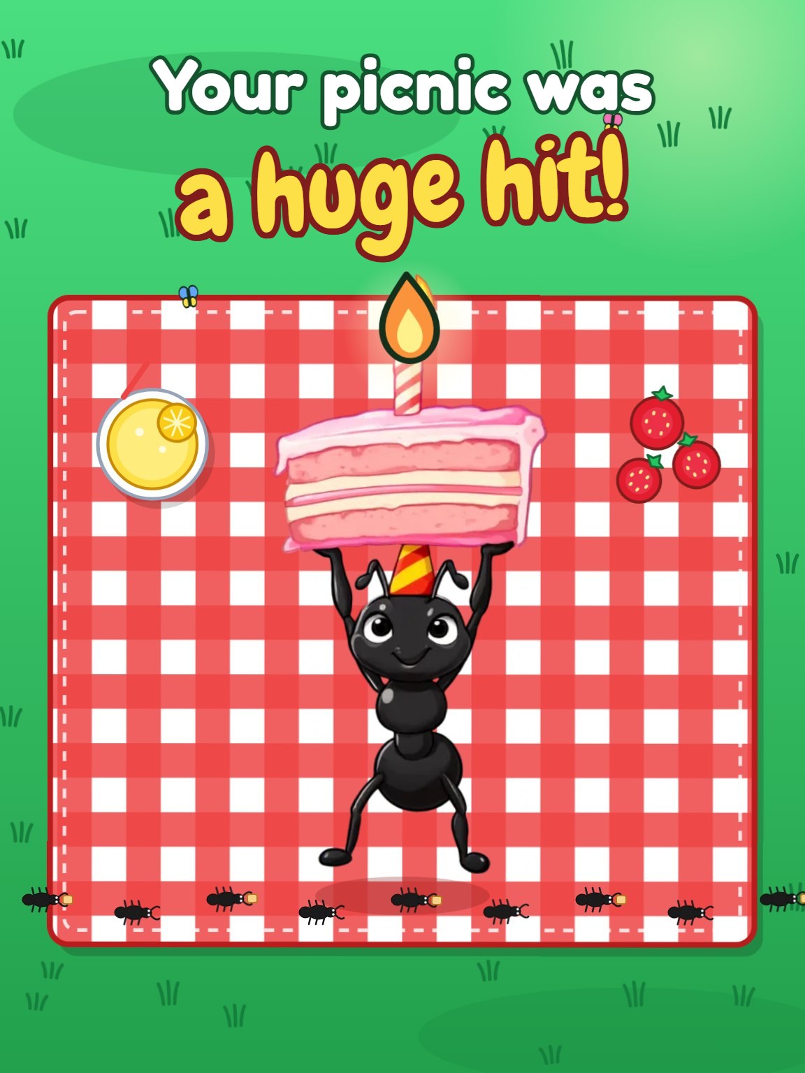 Picnic Top-Down Birthday Card