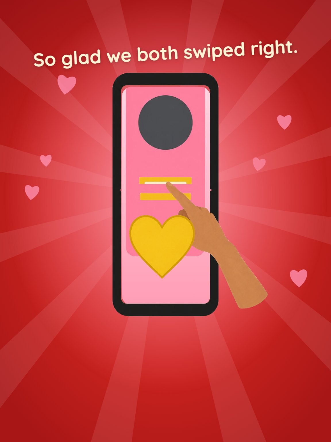 Swiped Right Funny Valentine's Day Card