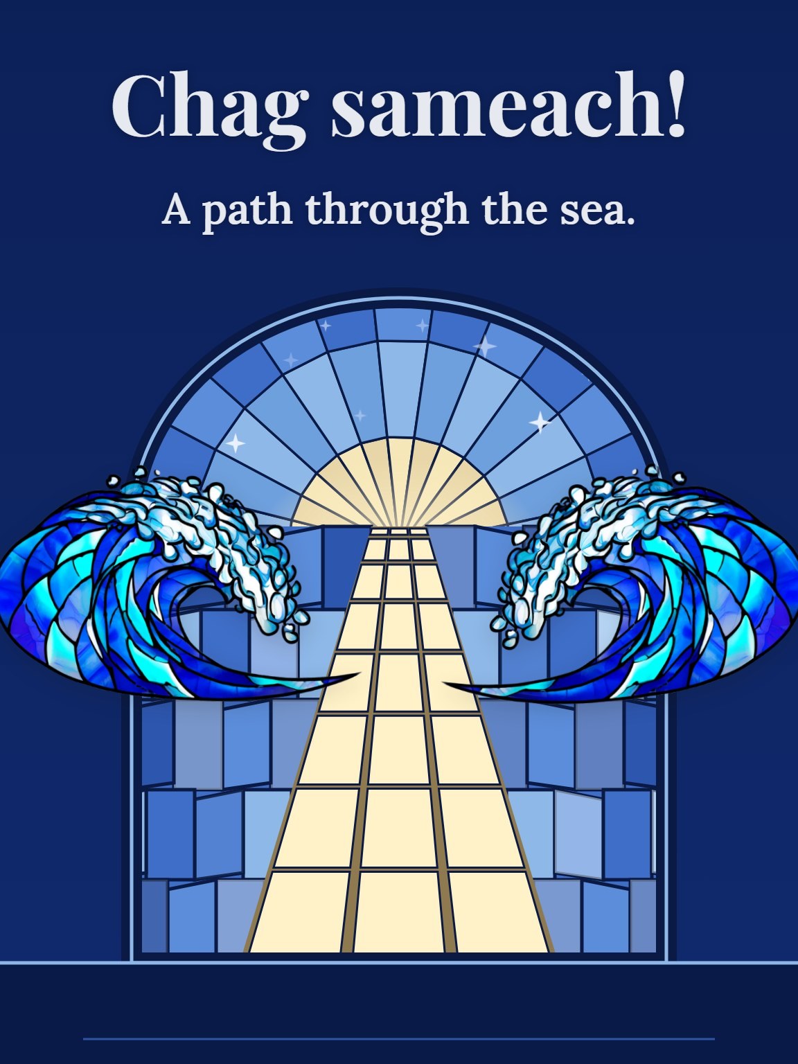Waters Parted Passover Card