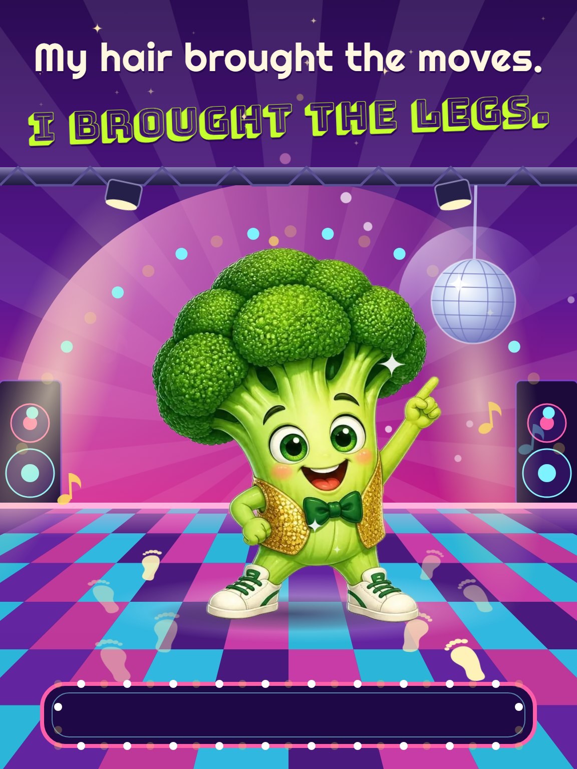 Dance Floor Greens Funny Birthday Card