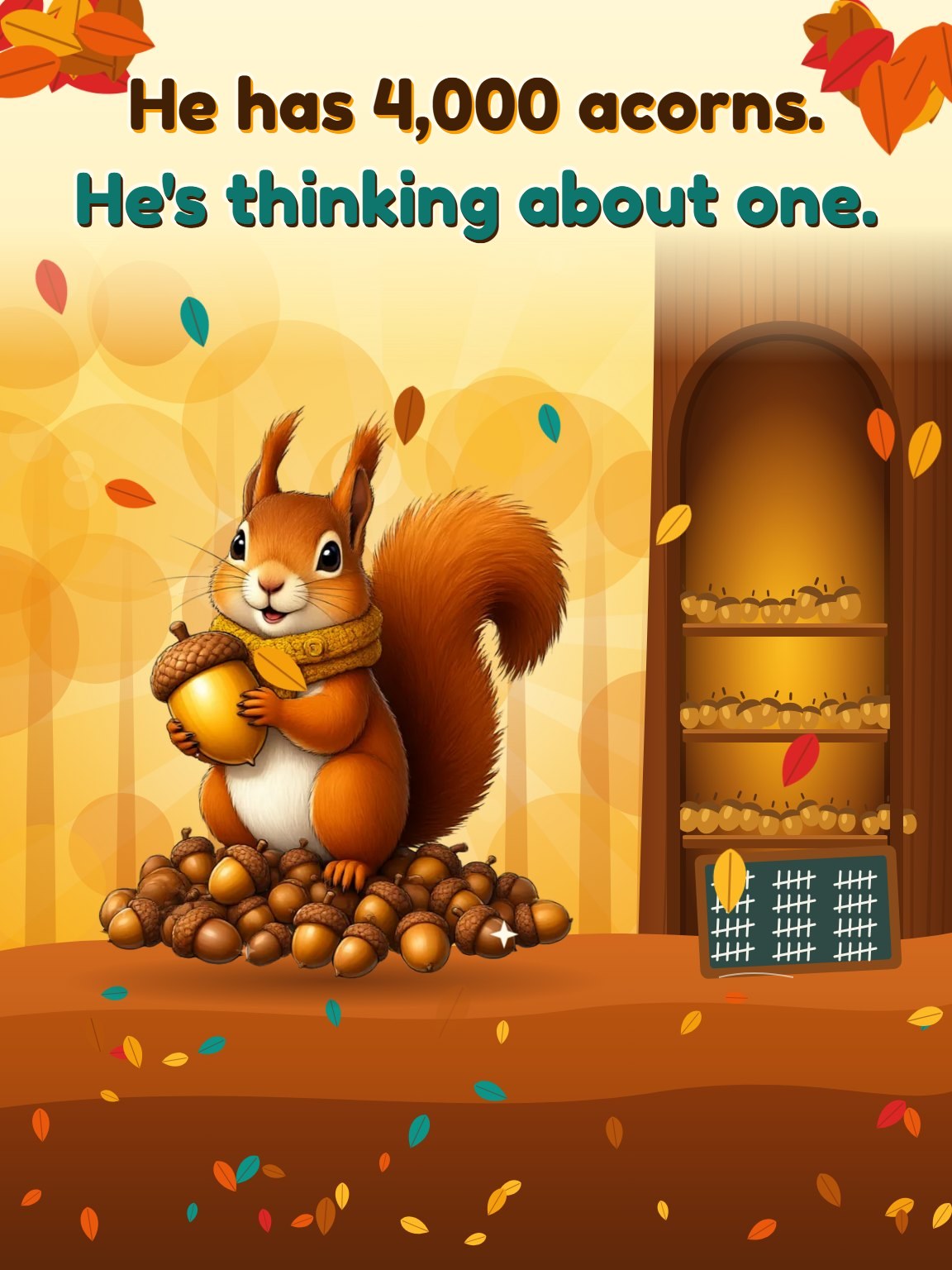 The Good Acorn Thanksgiving Card