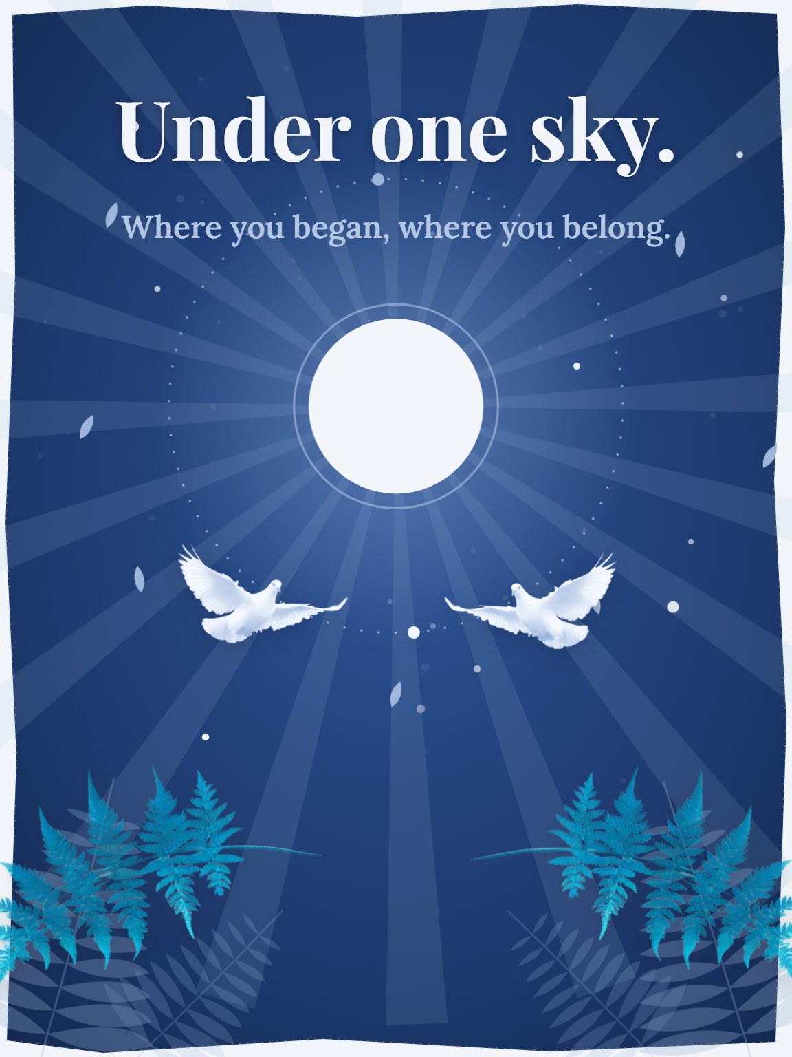 Under One Sky Citizenship Congratulations Card