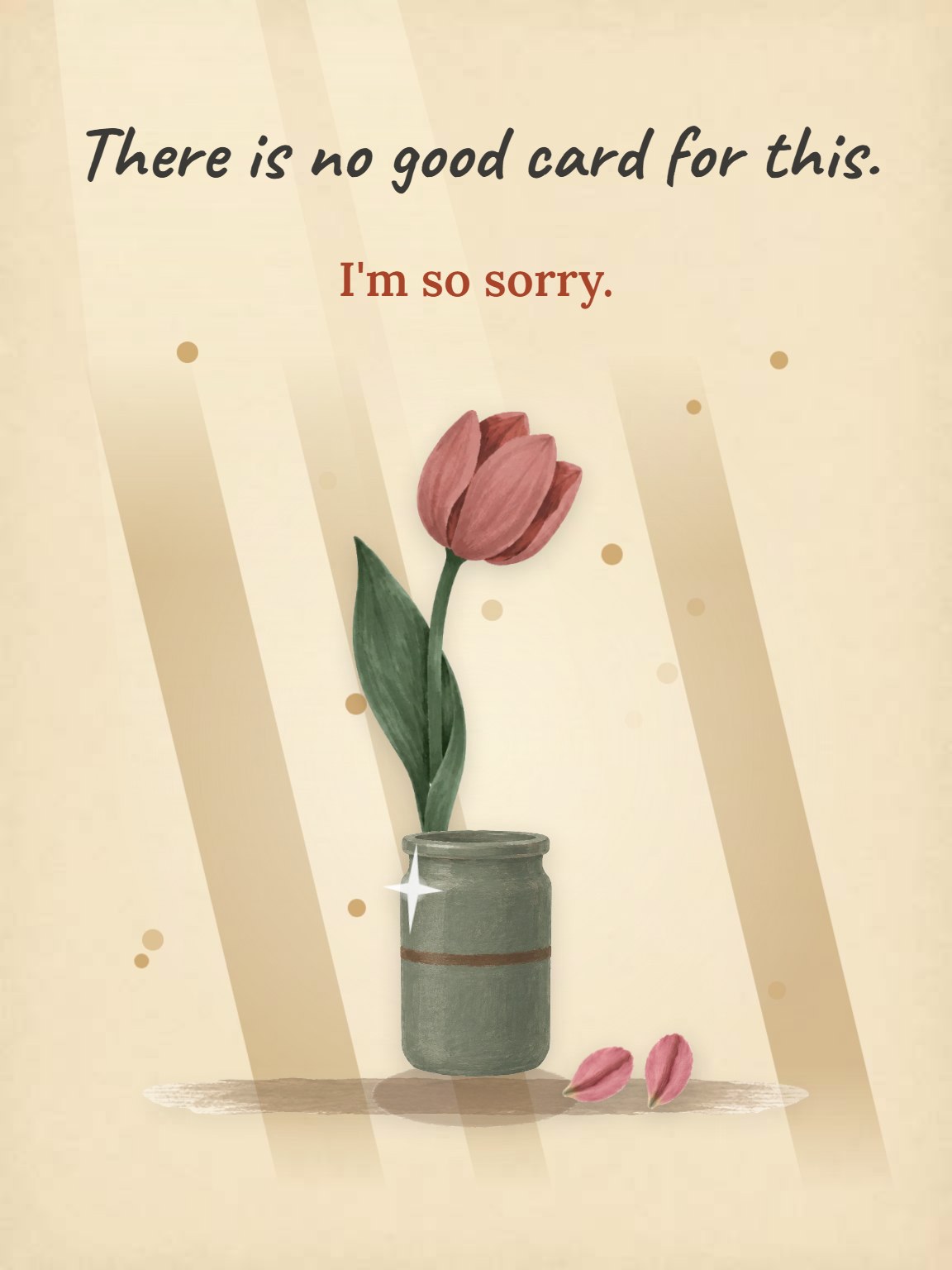 No Good Card for This Sympathy Card