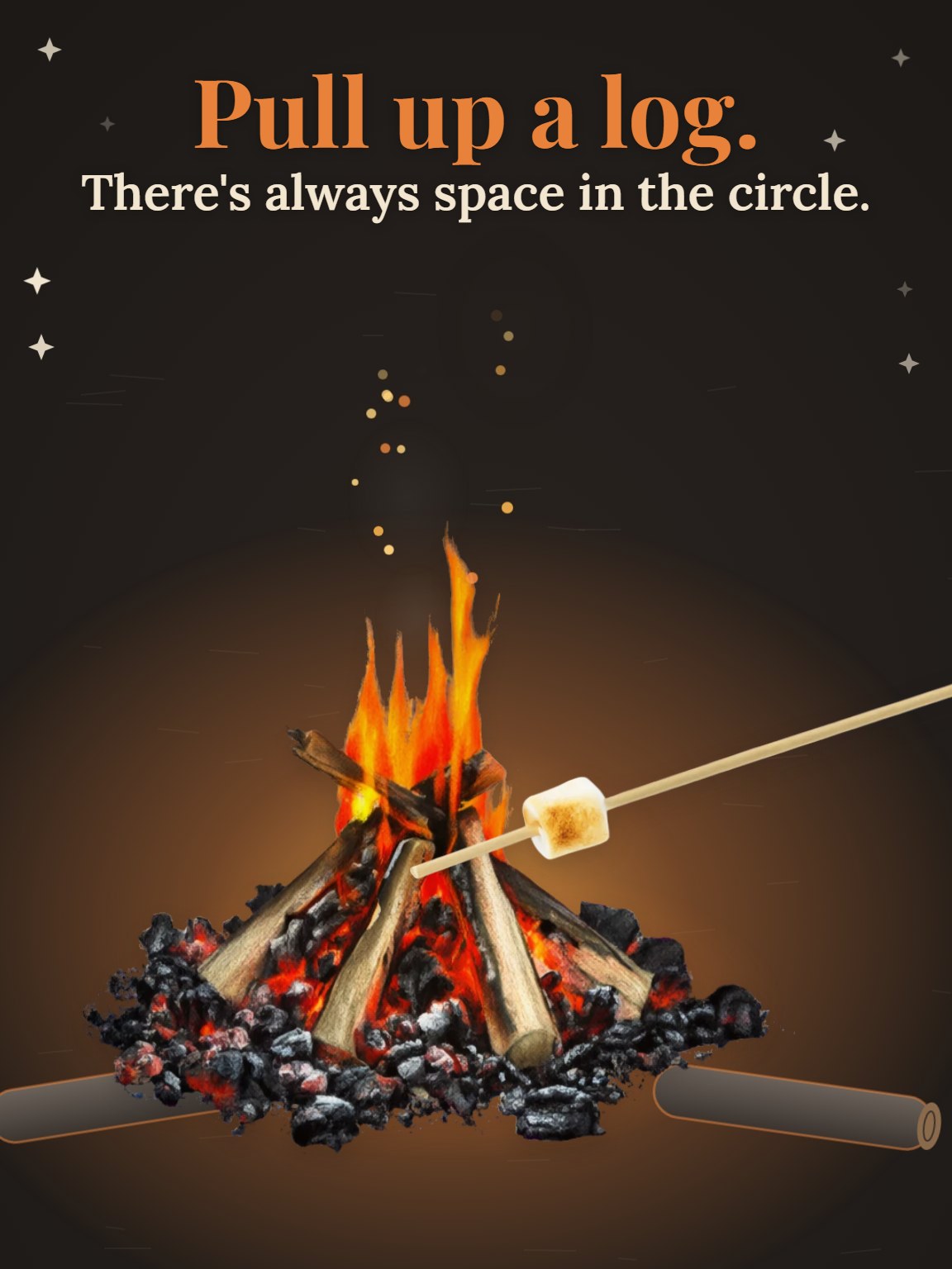 Around the Same Fire Family Love Card