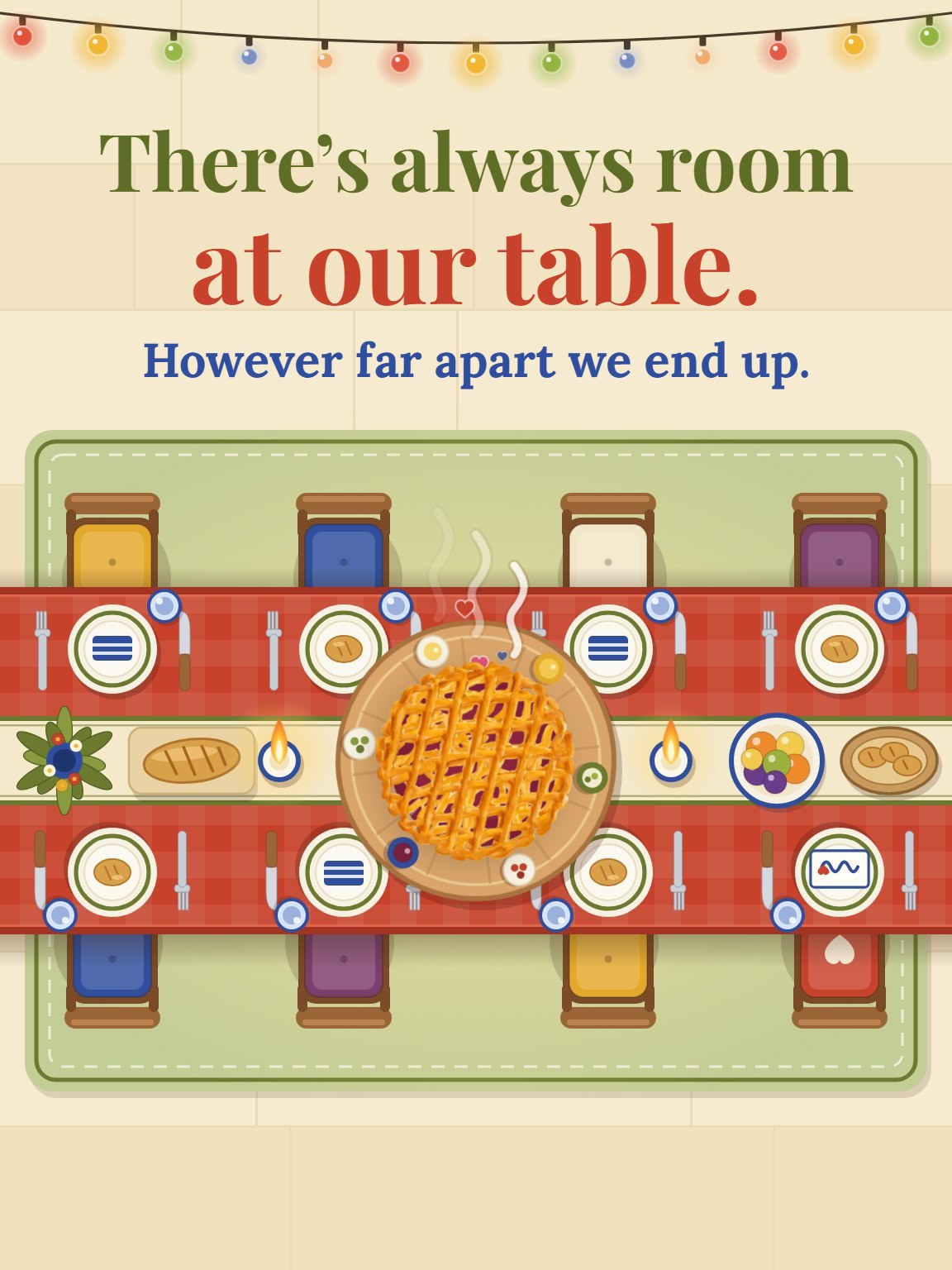 The Long Table Family Love Card