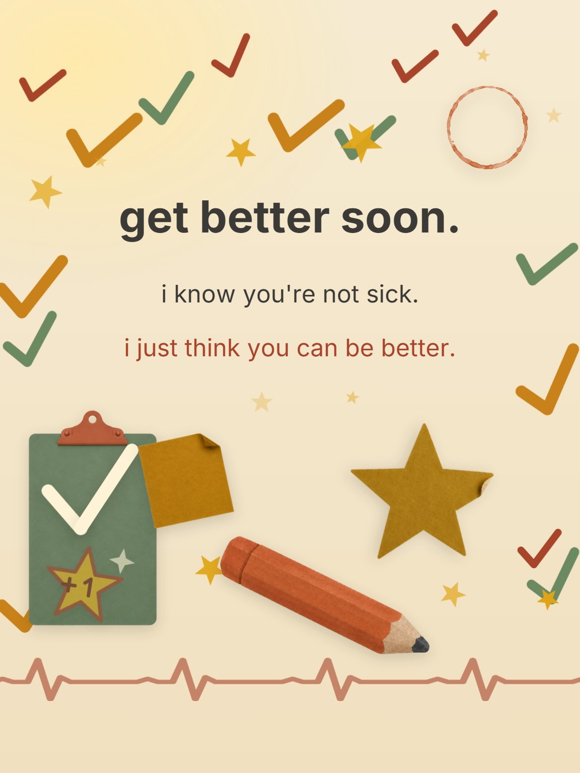 You Can Be Better Get Well Card