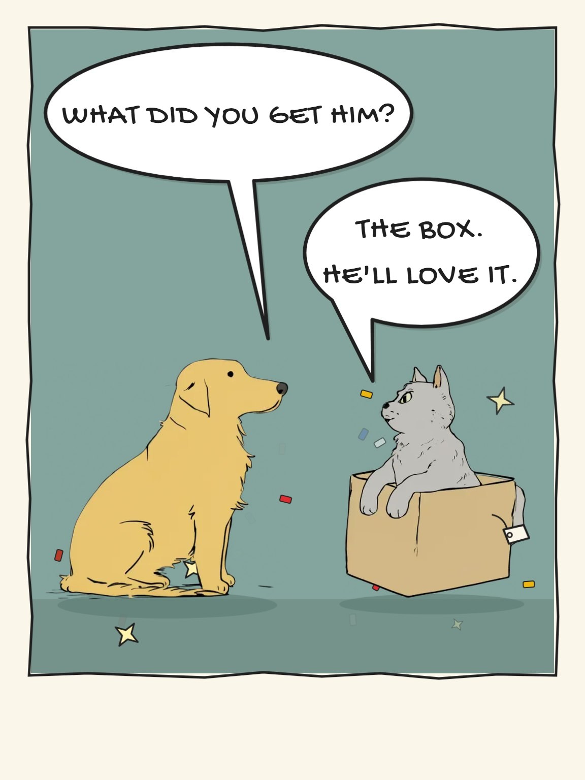 Just the Box Funny Birthday Card