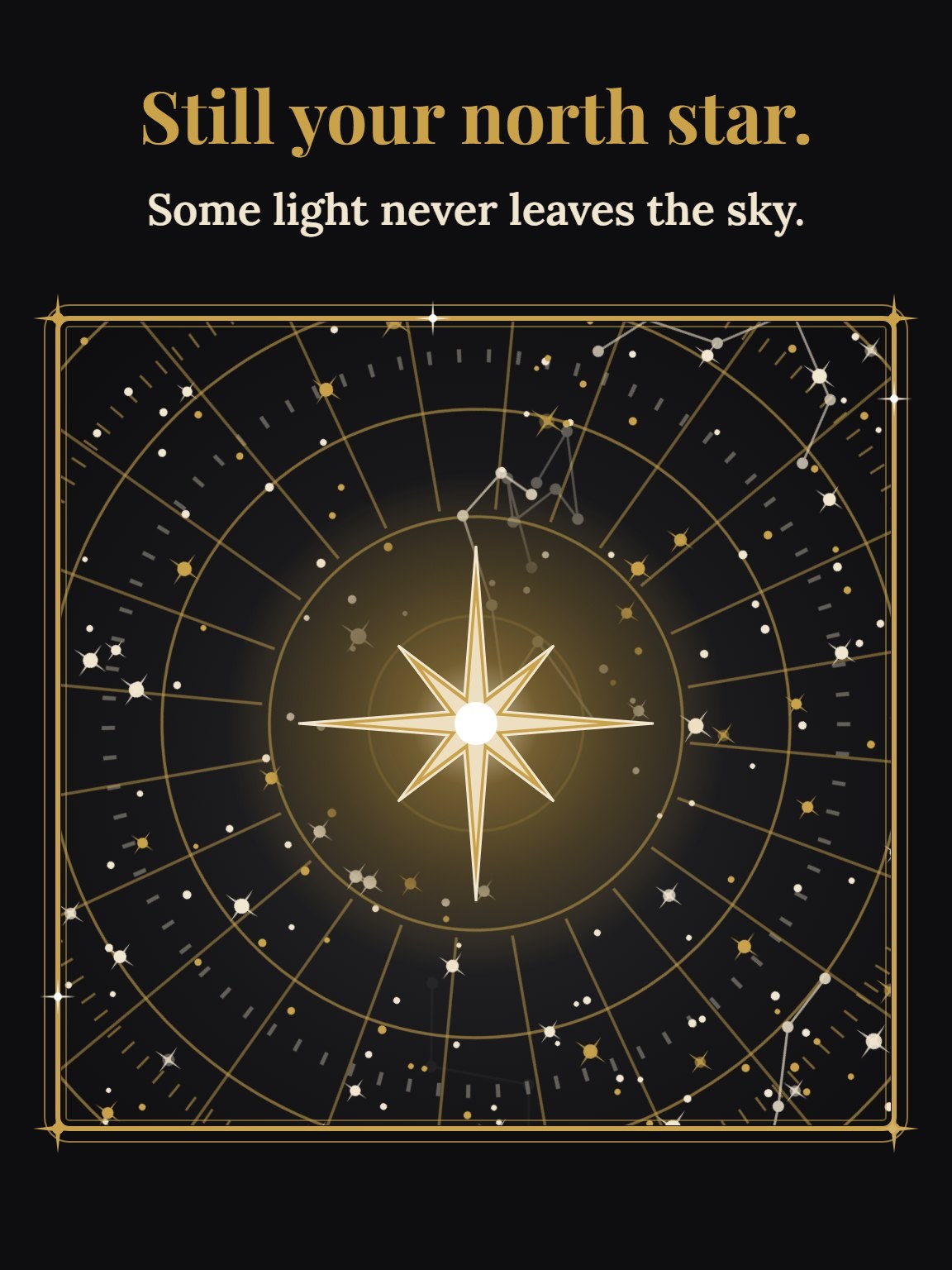 The North Star Loss of a Parent Sympathy Card