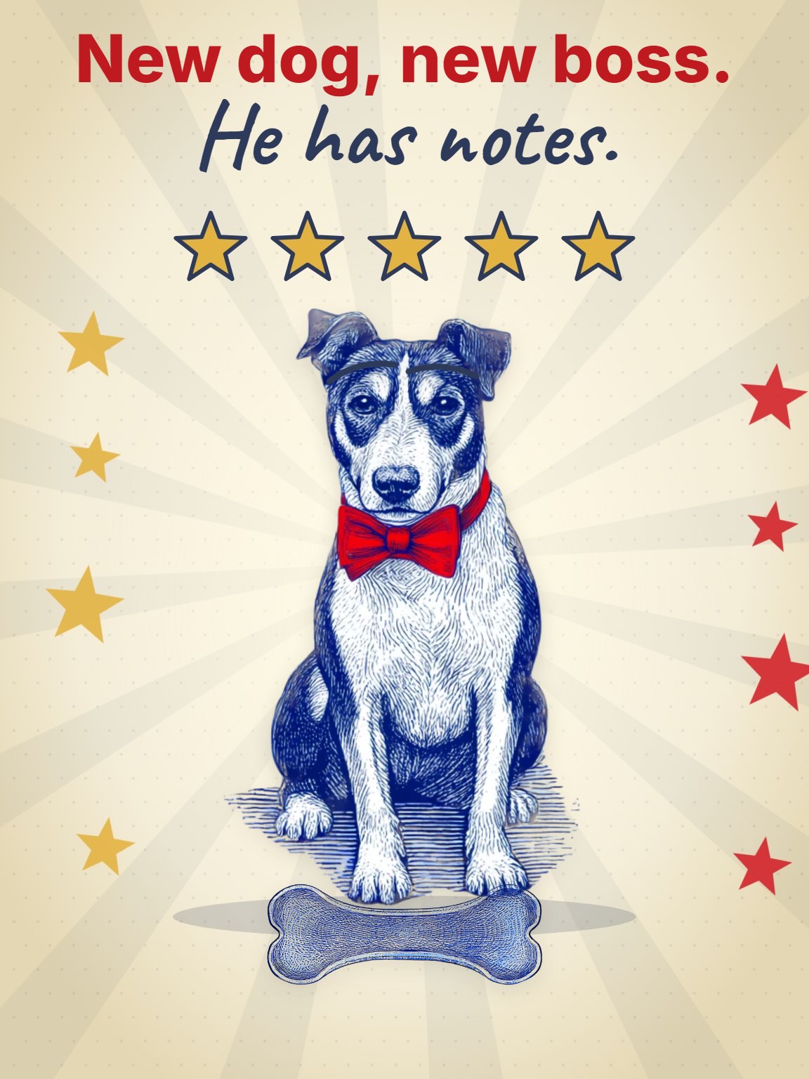 Small Dog, Large Opinions New Pet Card