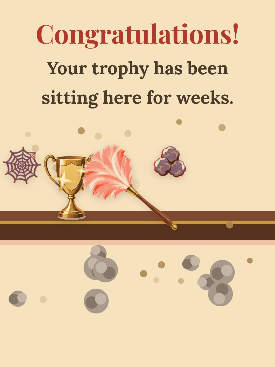 Ready for Weeks Congratulations Card