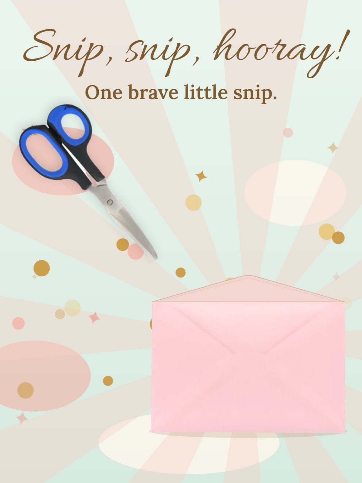 The First Haircut Card
