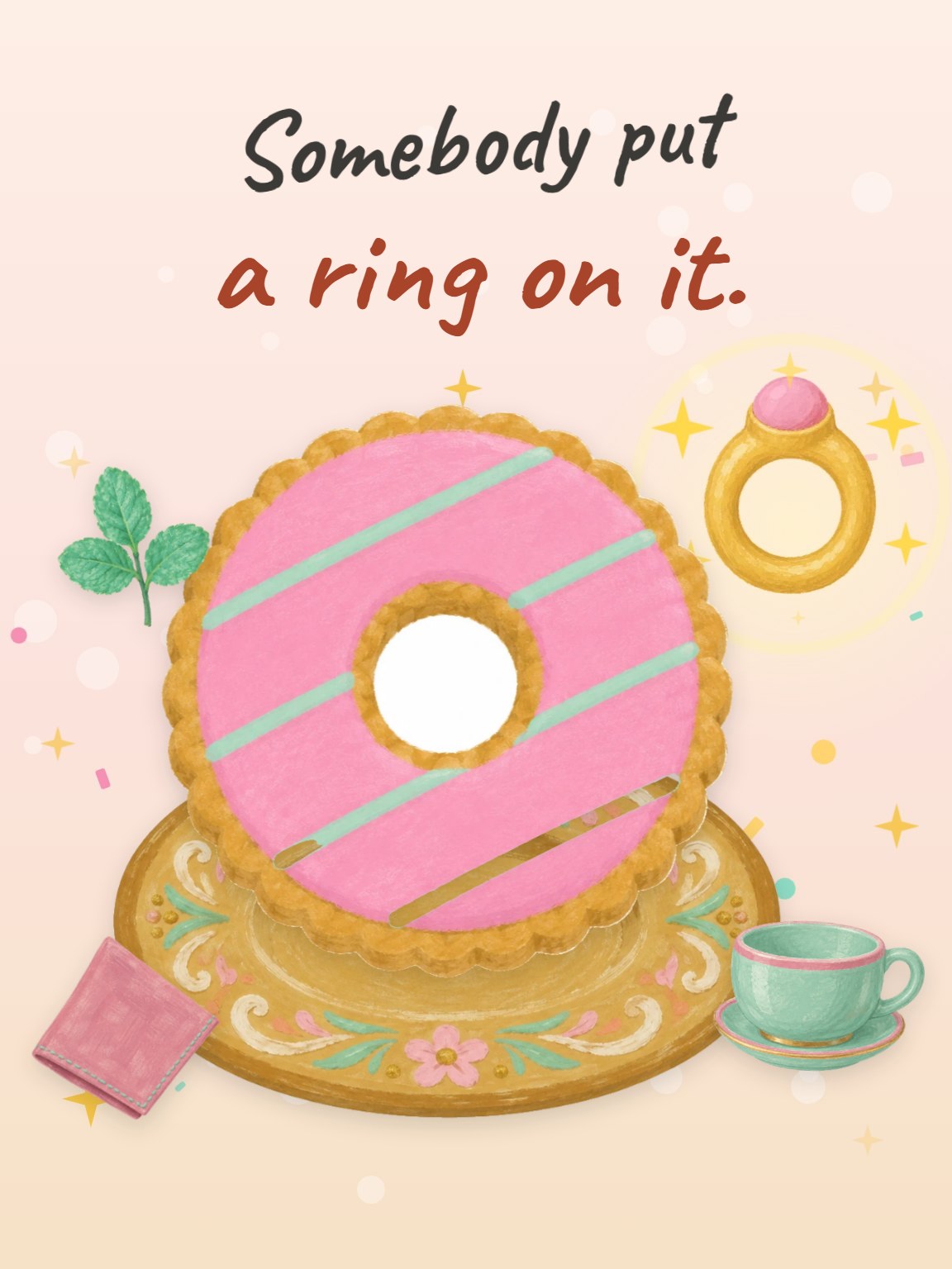Put a Ring on It Engagement Card