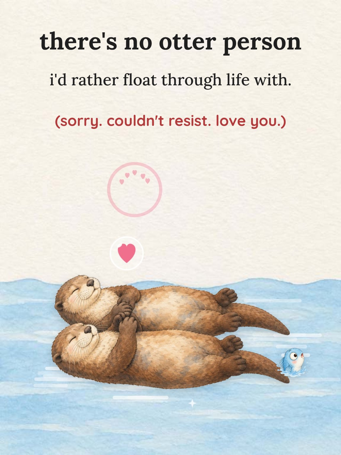 No Otter Person Anniversary Card