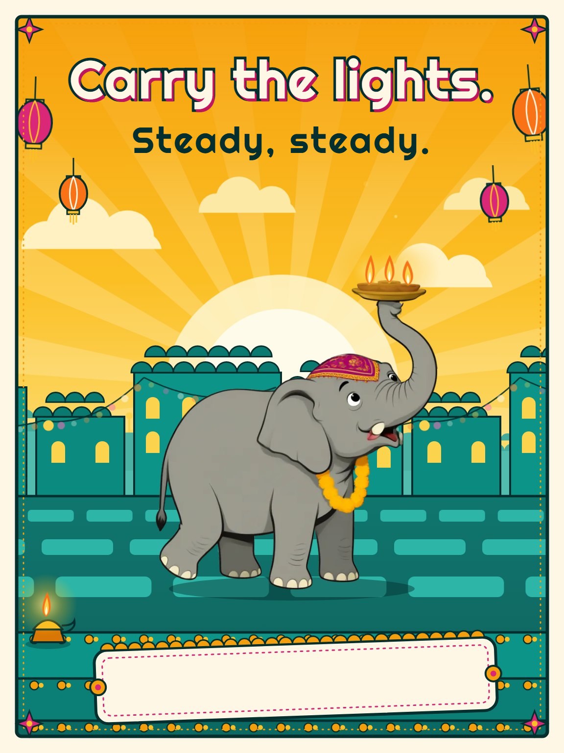 Steady Trunk Diwali Card