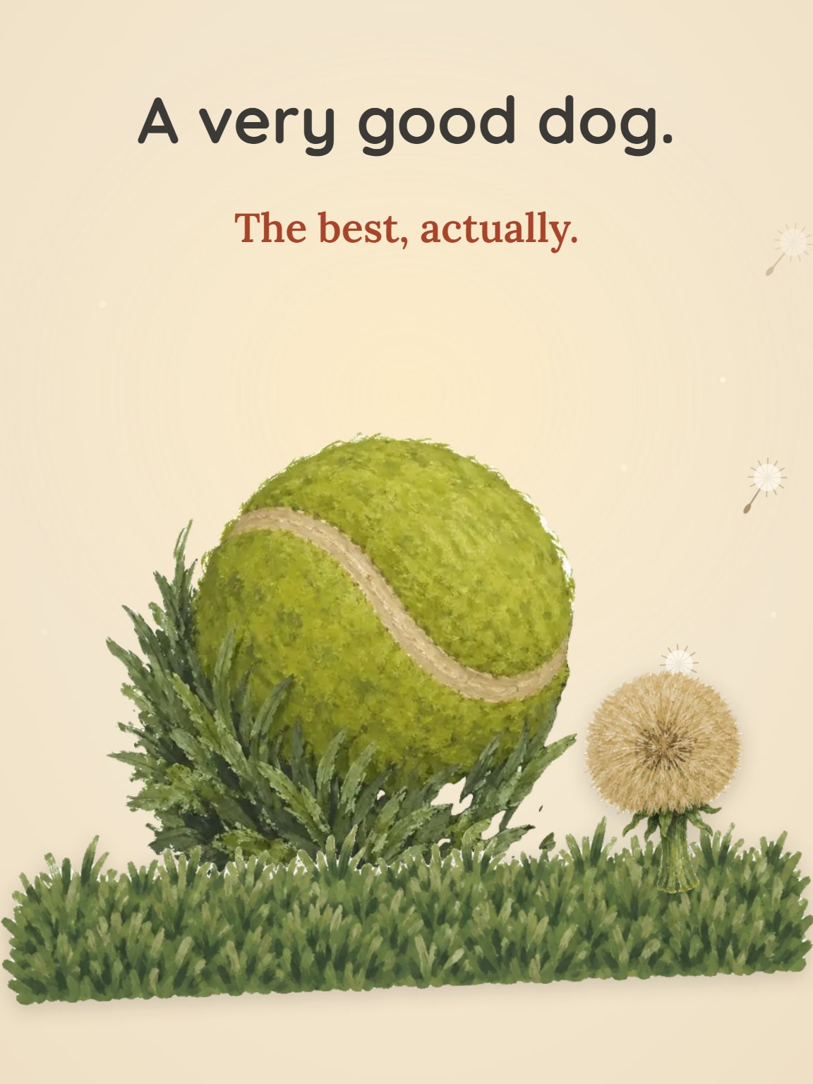 A Very Good Dog Sympathy Card