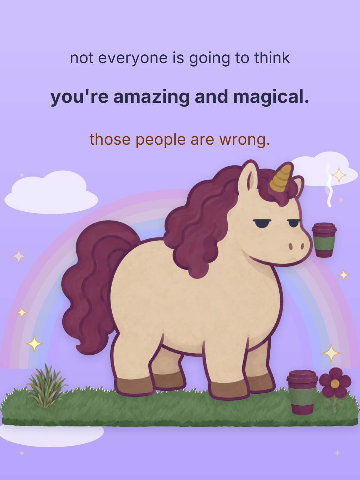 Amazing and Magical Encouragement Card