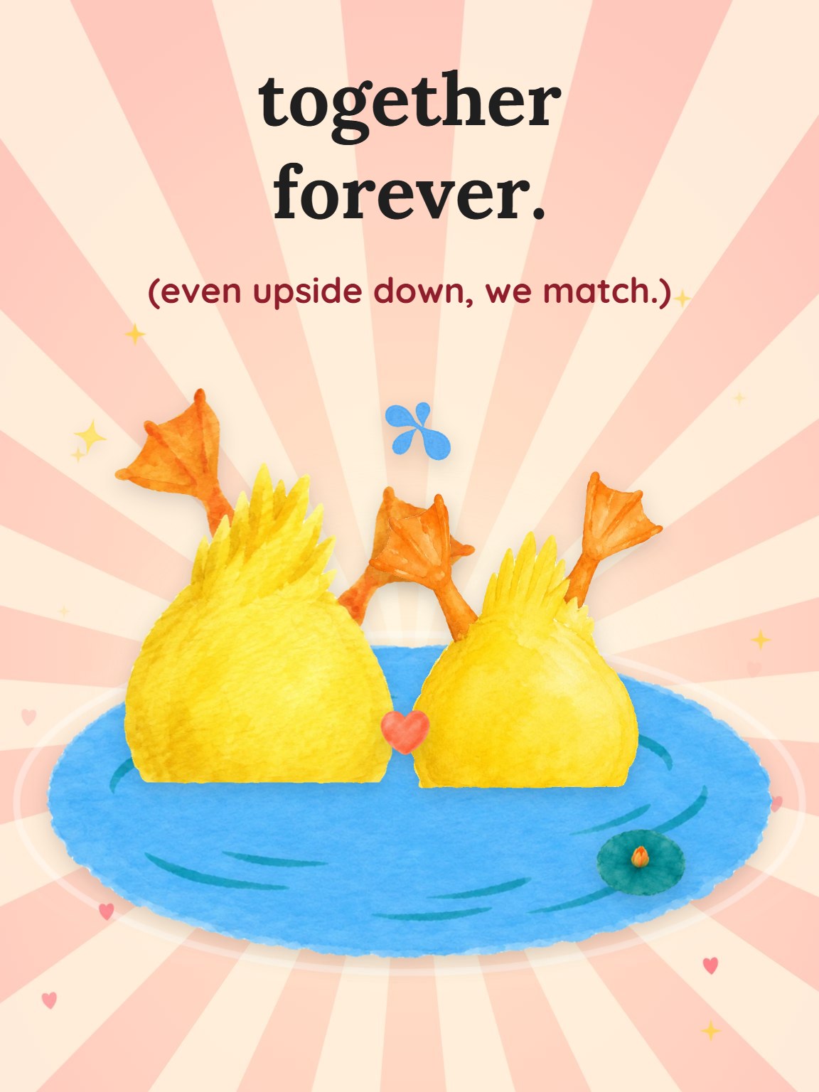 Together Forever Love Card