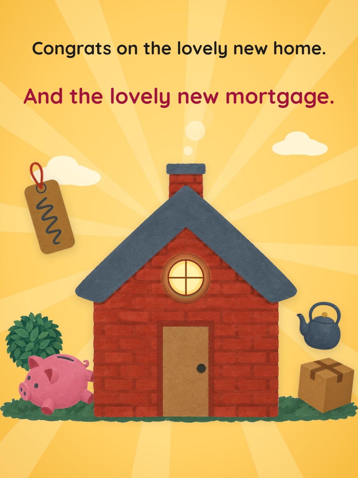 Lovely New Debt New Home Card