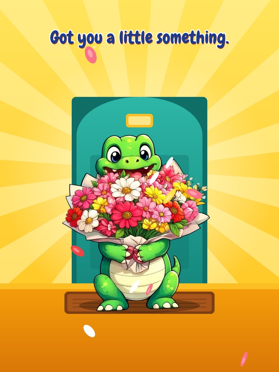 Tiny Dino Big Thanks Thank-You Card