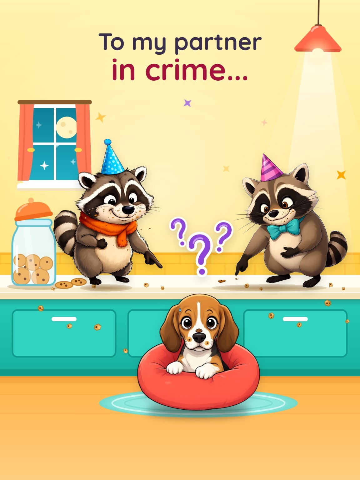 Partners in Crime Funny Birthday Card