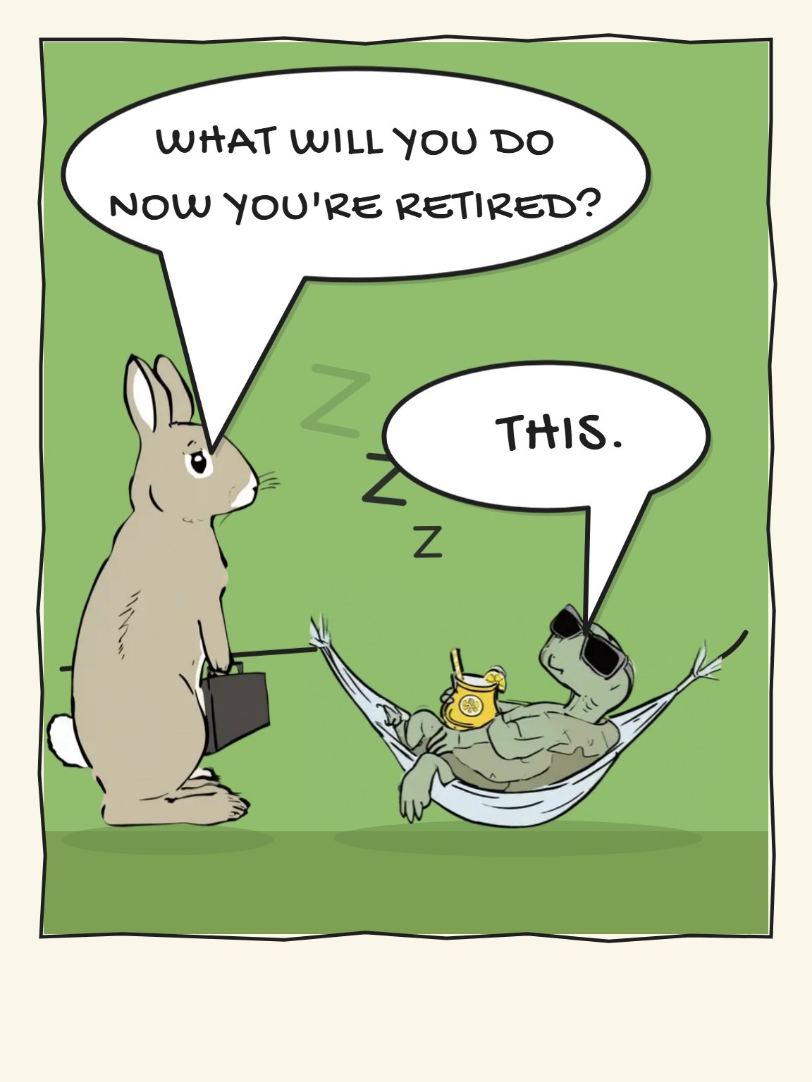 Doing Exactly This Retirement Card