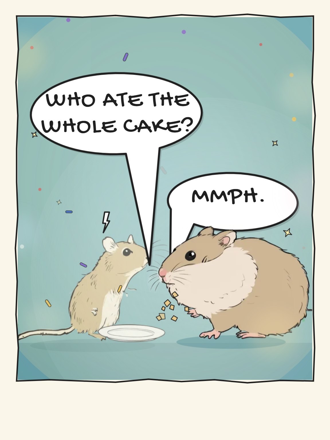 Mmph Funny Birthday Card