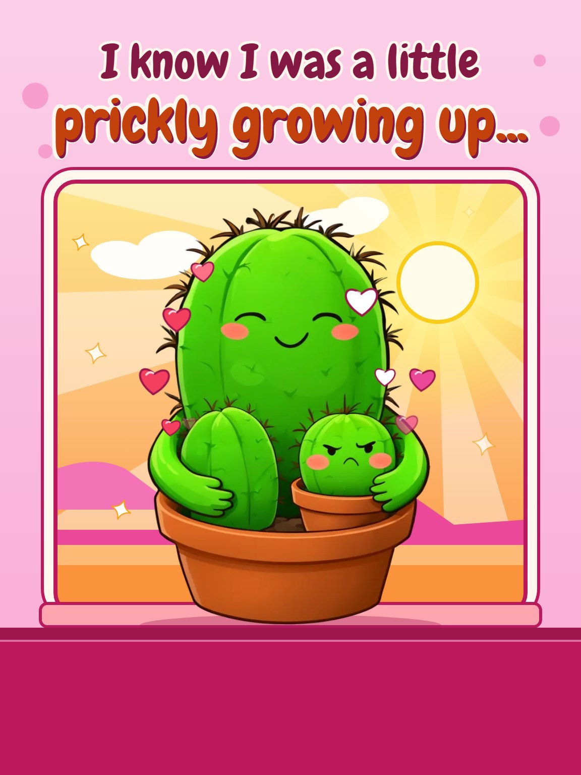 Prickly Hug Mother's Day Card