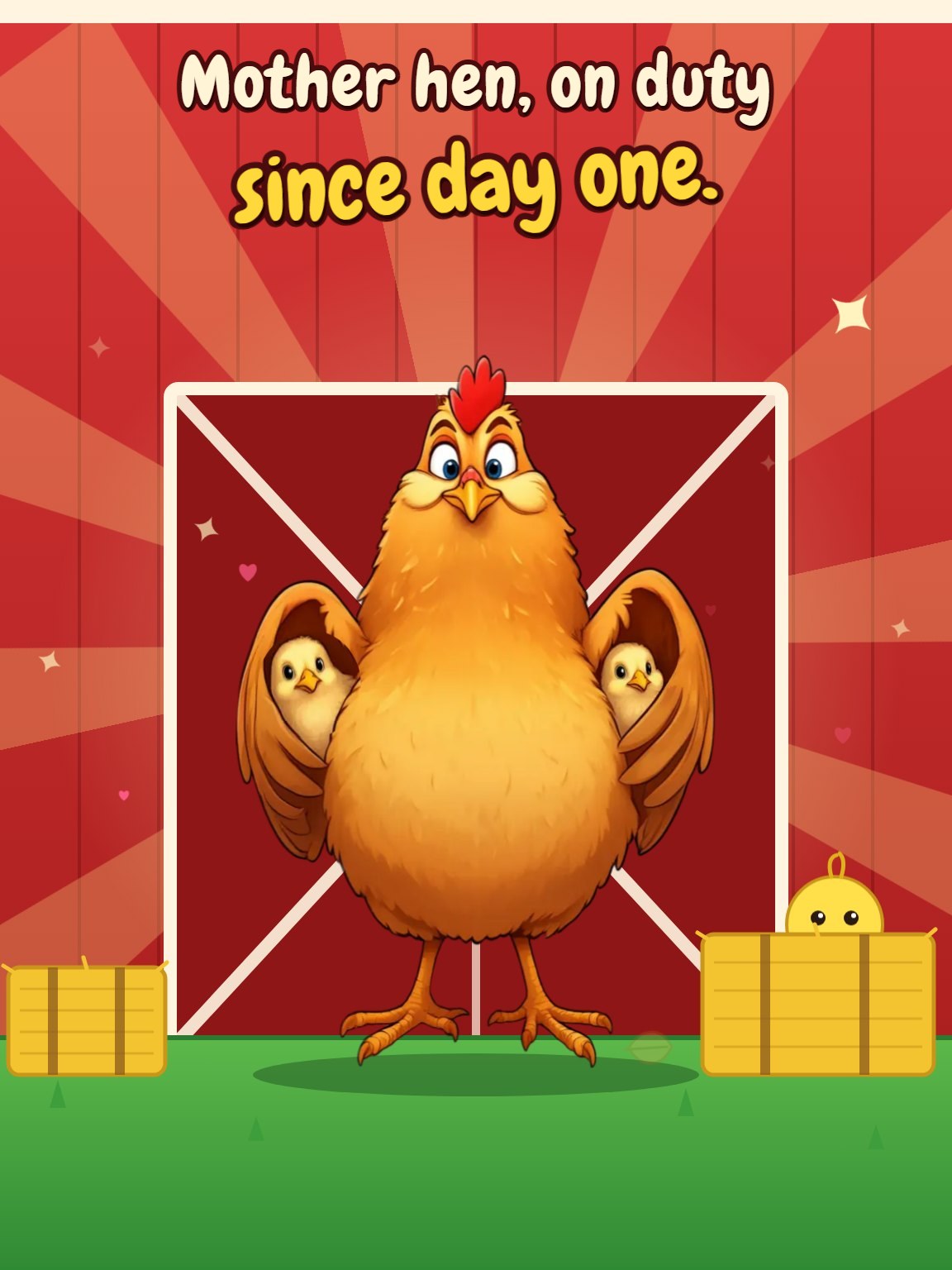 Mother Hen Mother's Day Card