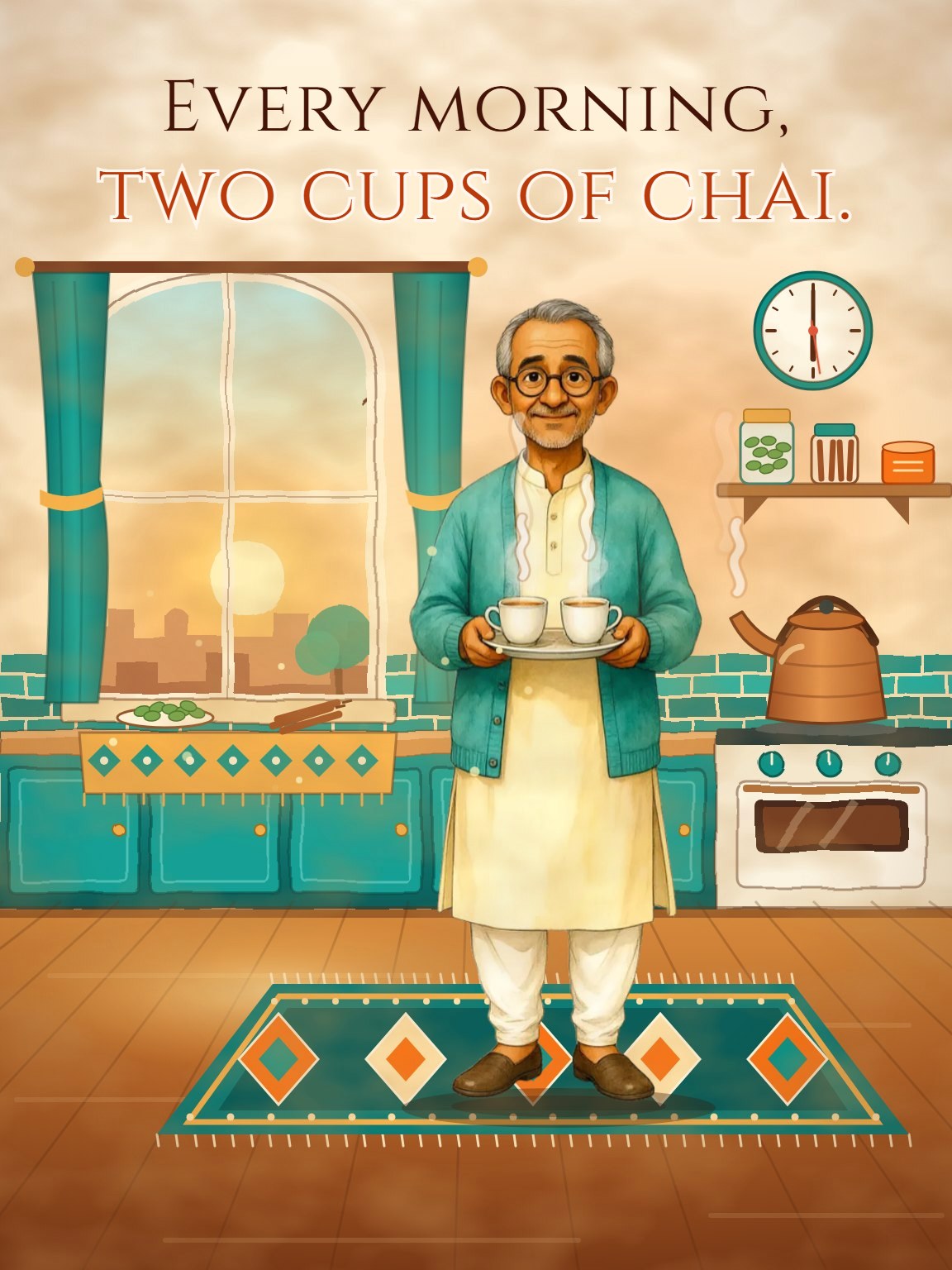 Extra Cardamom Anniversary Card