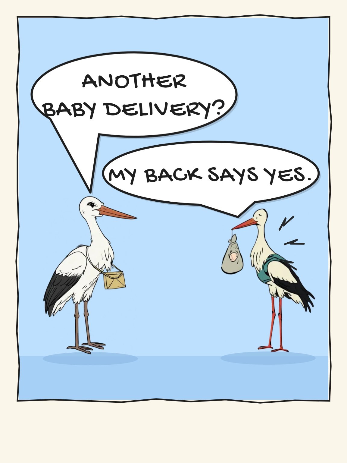 Another Delivery New Baby Card