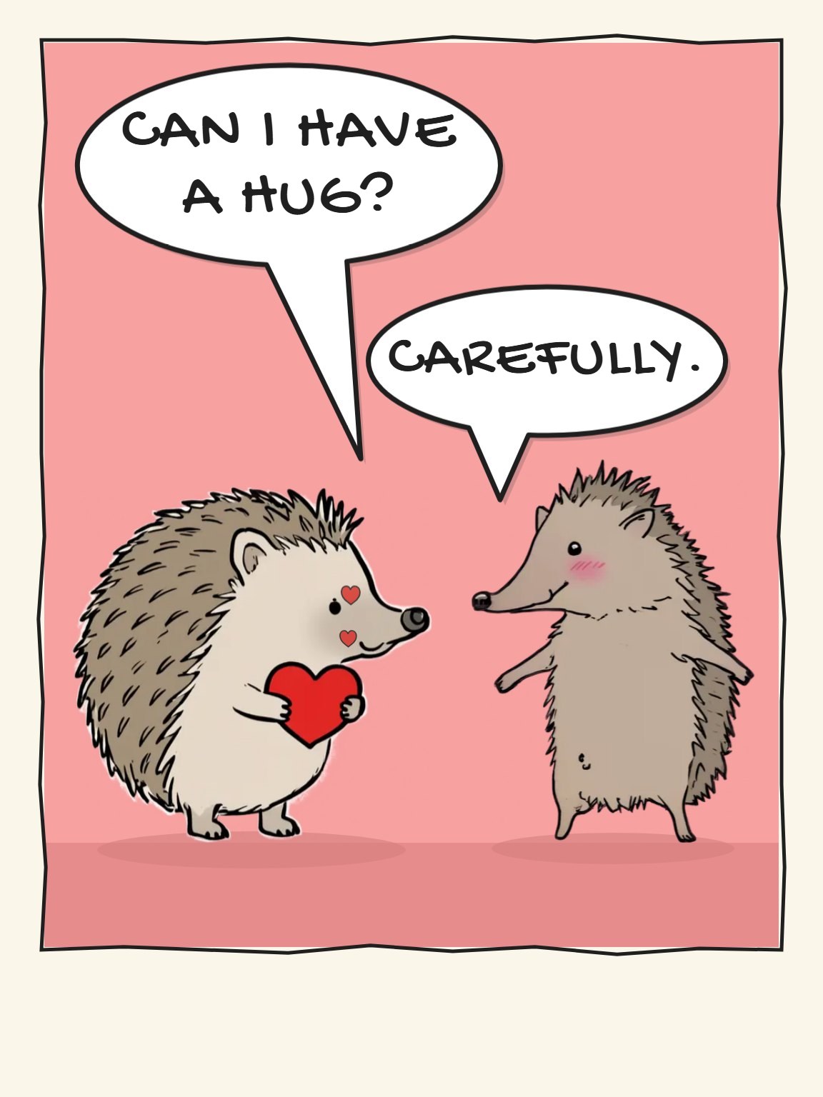 Carefully Valentine's Card