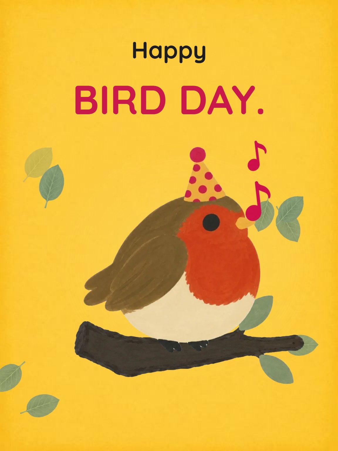 Happy Bird Day Funny Birthday Card