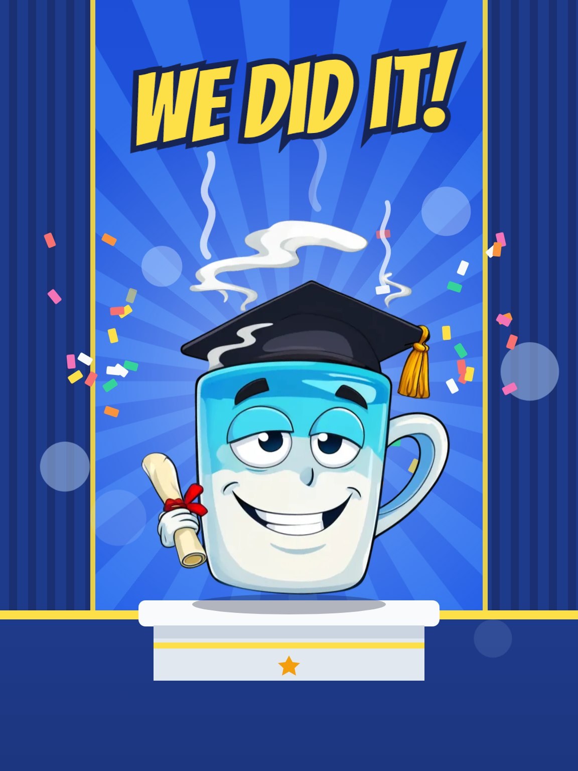 Graduate Coffee Congratulations Card