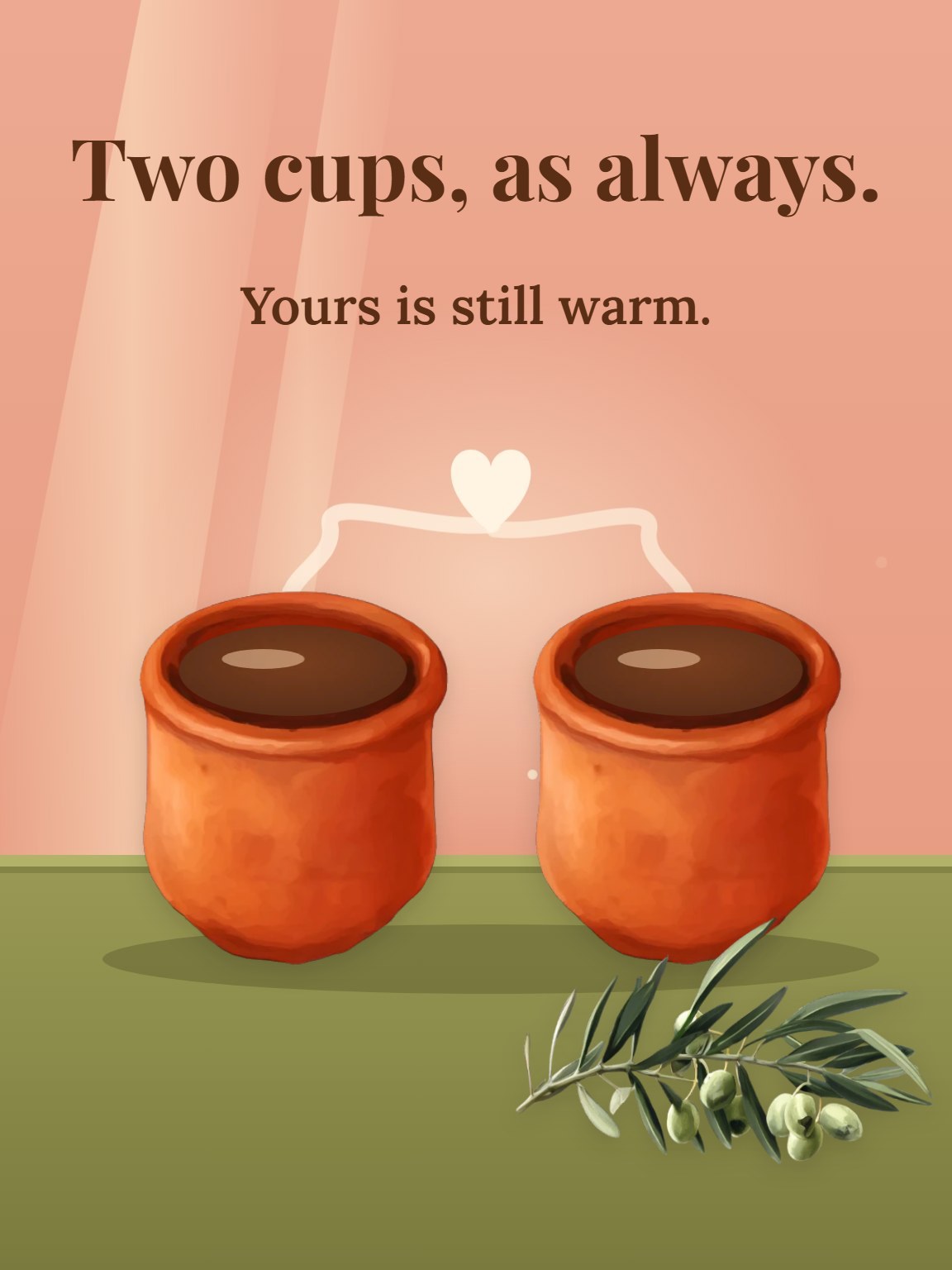 Tea Across the Miles Thinking of You Card