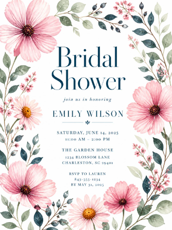 Blush Bloom Bridal Shower