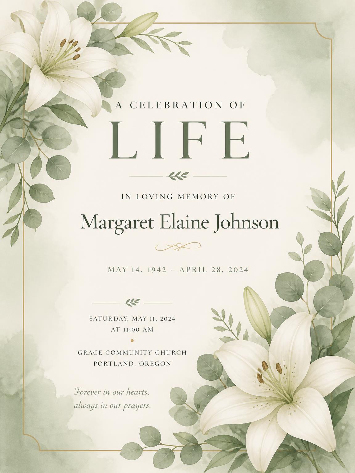 Celebration of Life