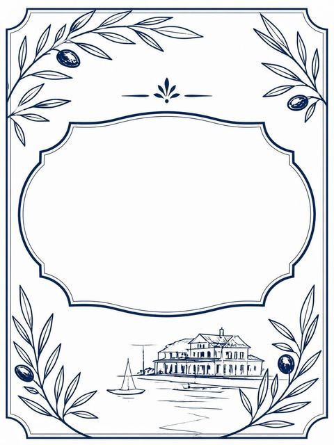 Place card in the Navy Ink Champagne Coastal 33rd Birthday design