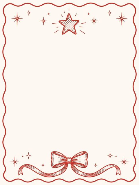 Place card in the Cream and Red Bow 10th Birthday Invitation design