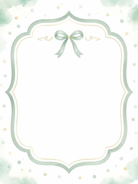 Place card in the Sage Green Watercolor Cake 40th Birthday design