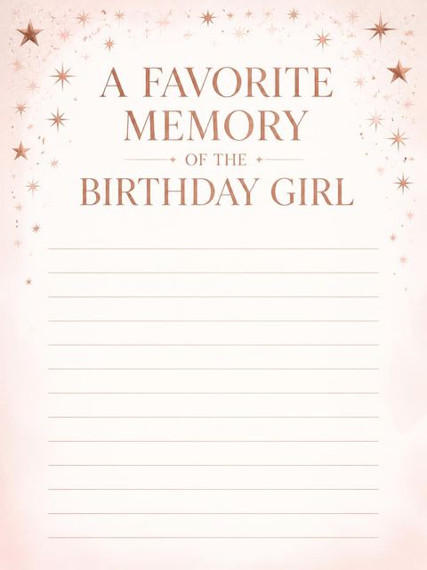 Memory card in the Glam Pink 18th Birthday Glow design