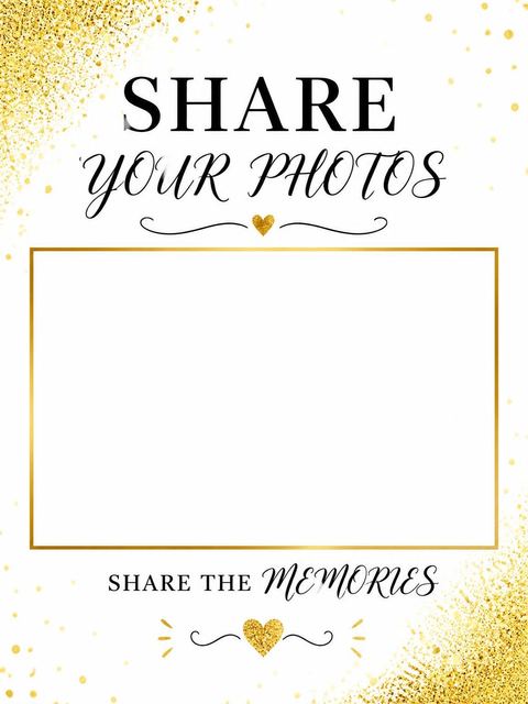 Hashtag card in the Metallic Gold 18th Birthday Invitation design