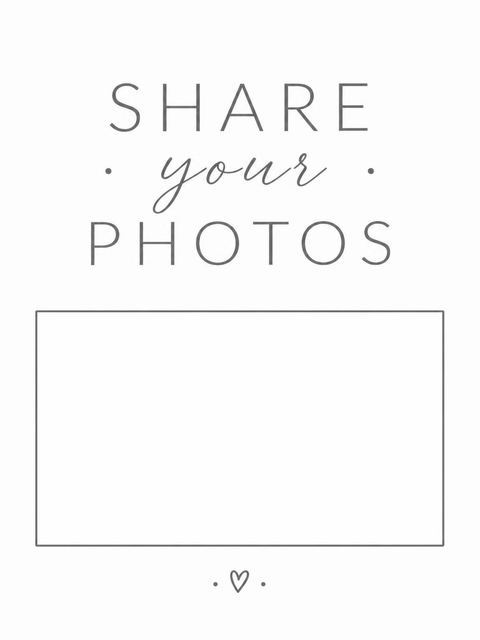 Hashtag card in the Charcoal Script Minimalist 18th Birthday design