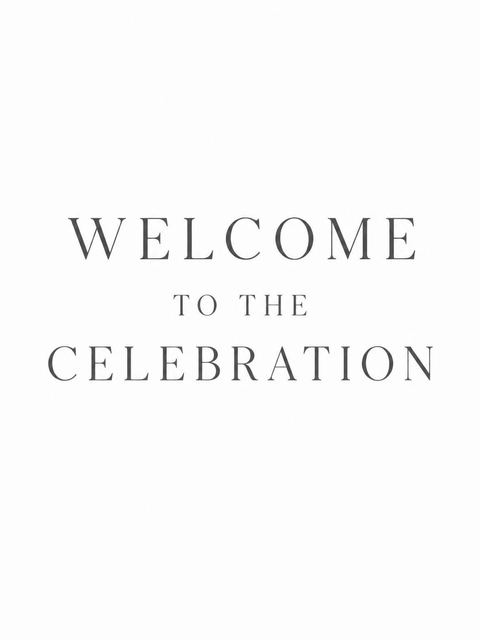 Welcome sign in the Charcoal Script Minimalist 18th Birthday design