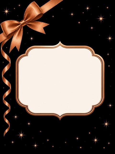 Place card in the Rose Gold Ribbon 95th Birthday design